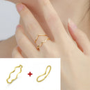 Dúo de Anillos Minimalistas Apilables
