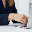 Pulsera Tennis  en Plata